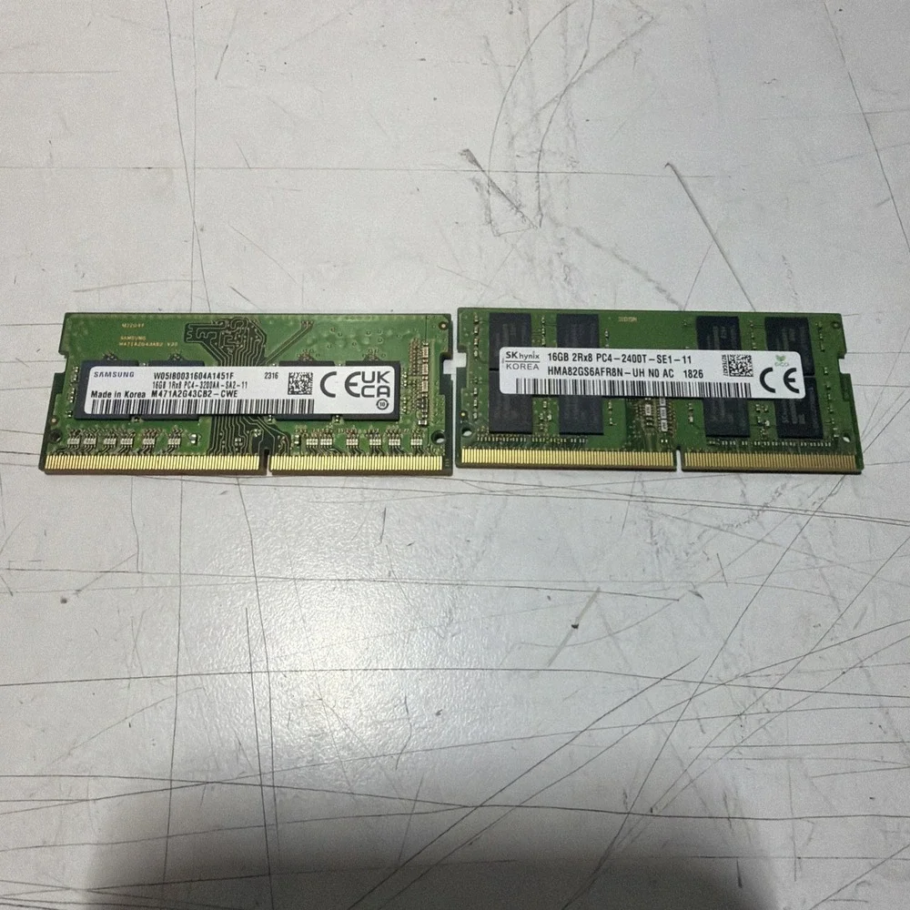 (Lot Of 2) 16gb PC4 Laptop Ram